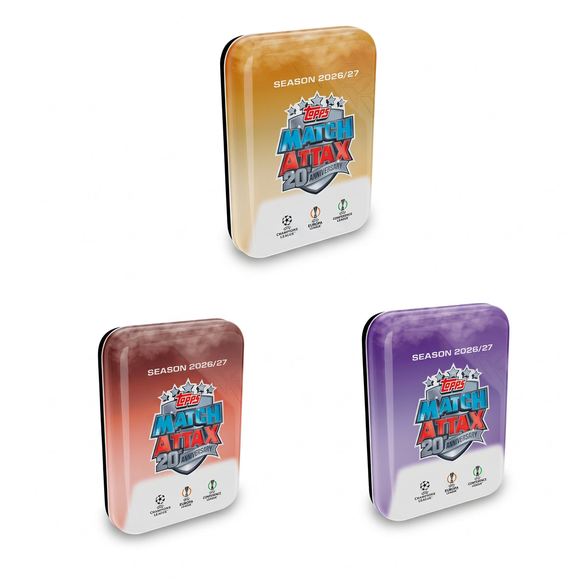 Topps 2026/27 UCC Match Attax Booster Mini Tin (32 Cards - 4 Exclusive Limited Editions)