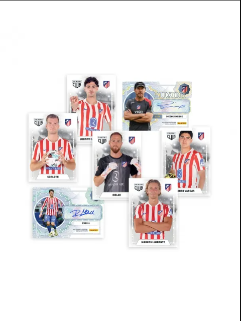 Panini Club Atlético de Madrid 2025/26 Official Trading Cards Box (58 Cards)