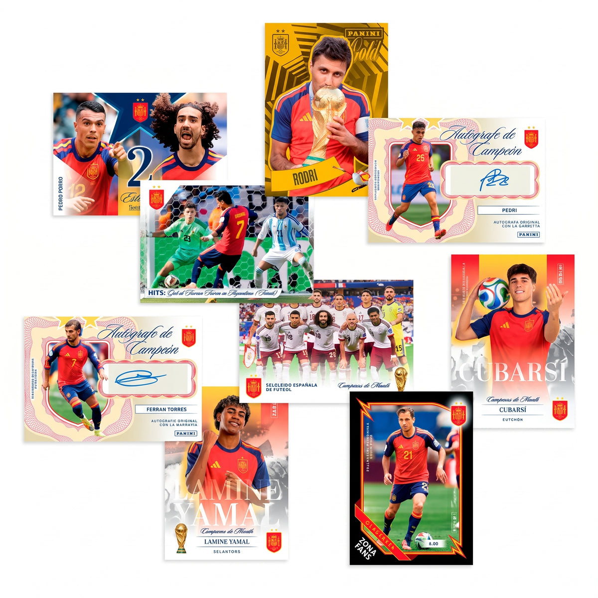 Panini Club Pasión España 2026 Official Trading Cards Box – World Champions Edition (60 Cards)